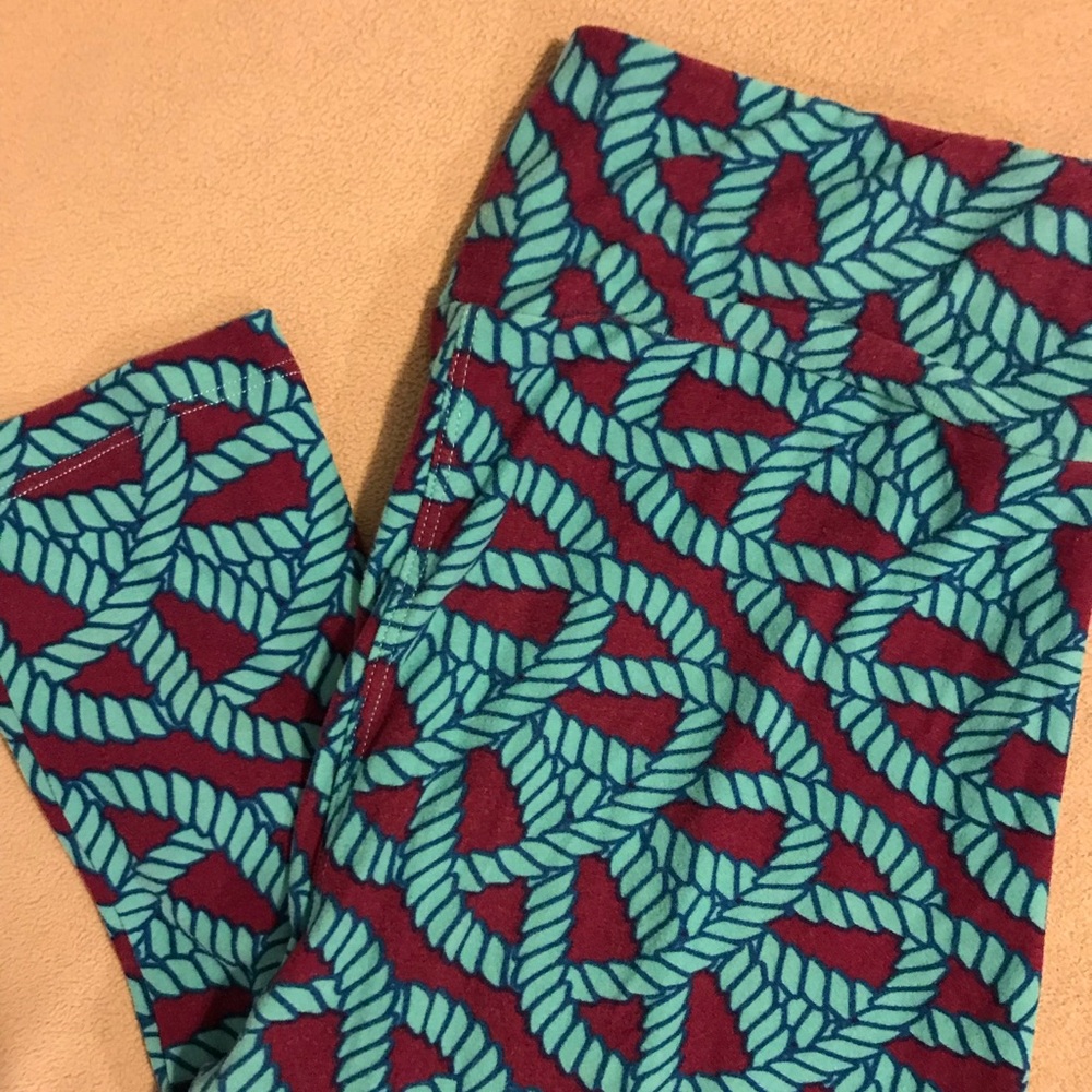 LulaRoe Rope Design Leggings